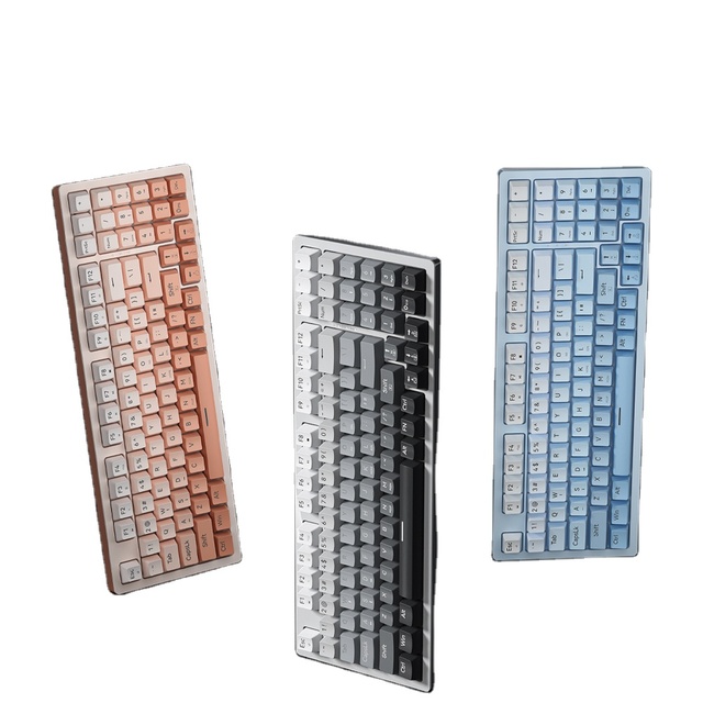 90% Full Size 94 Keys Hot Swappable Outemu Blue Red Switch PBT Keycaps >7-RGB Backlit Mechanical Anti-Ghosting Gaming Keyboard