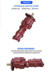 कावासाकी व्हील लोडर के लिए 44083-60630 हाइड्रोलिक पंप 70ziv-2 KFP5171-KFP2228-19ARH - Product Image 2