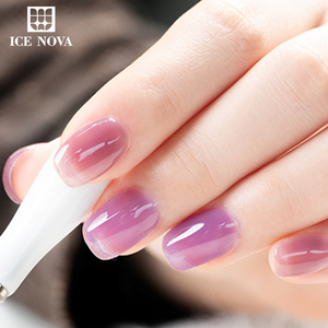 เจลทาเล็บ ICE NOVA สีม่วงคริสตัล แบบใหม่ ทำมือ คริสตัลสีม่วงทรงเหลี่ยม สำหรับติดเล็บปลอม สำหรับสตรีมีครรภ์ - Product Image 2