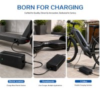 Chargeur direct 60V2A pour trottinette électrique, batterie Li-ion, OEM ODM, vente en gros, unité d'alimentation pour e-scooter, CE/FCC/RoHS