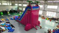 Toboggan aquatique gonflable géant commercial pour événements en plein air et location