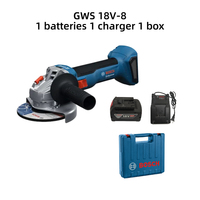 Meuleuse d'angle sans fil Bosch GWS 18V-8 18V, meuleuse électrique au lithium-ion pour travaux de meulage, de découpe et de polissage