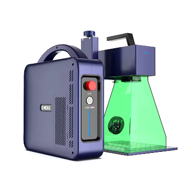 New Release Mini Fiber Laser Engraver Color Engraving Light and Portable Powerful Metal Engraving Machine 30W