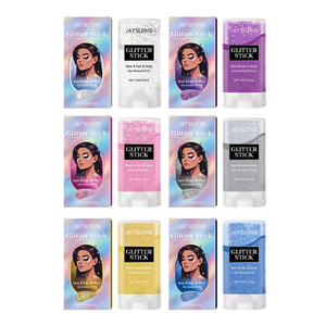 Jaysuing Crème Pailletée Scintillante <span class=keywords><strong>pour</strong></span> Maquillage de Fête et de Danse, <span class=keywords><strong>pour</strong></span> Visage, <span class=keywords><strong>Corps</strong></span> et Clavicules, Enlumineur Scintillant - Product Image 5