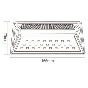 Mise à niveau de 33 LED applique <span class=keywords><strong>murale</strong></span> de jardin solaire Nouvelle applique <span class=keywords><strong>murale</strong></span> carrée extérieure <span class=keywords><strong>avec</strong></span> détecteur de mouvement Diffuseur en polycarbonate étanche à l'eau - Product Image 2