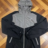 Veste à capuche ajustée pour homme en polyester de haute qualité, imperméable, légère, respirante, streetwear d'automne, best-seller
