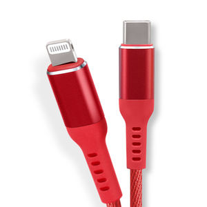 Éclairage/USB C vers éclairage USB-C à la lumière câble PD Nylon tressé Charge rapide i phone 13/12/XS/X 8/<span class=keywords><strong>SE</strong></span> - Product Image 3