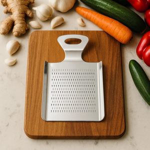 Râpe à gingembre et à ail en acier inoxydable de qualité supérieure, polie miroir, râpe à wasabi, zester à ail, éplucheur - Product Image 3
