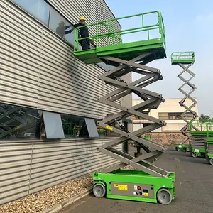 New Aerial Work Platform 680KG Small Scissor Lift 16m-18m Self-Propelled Rough Terrain Scissor Lift Man