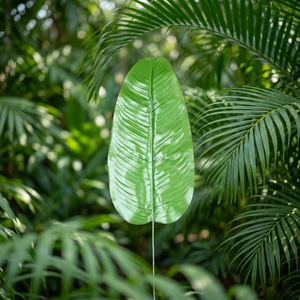 Flor Artificial Hecha a Mano con Hoja de Plástico de 64 cm, Flor Decorativa para el Año Nuevo Chino, Uso en Interiores, Modelo AFF-Leaf-136 - Product Image 3