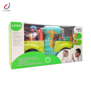 Chengji trẻ em lắp ráp xe đồ chơi kit tự làm công cụ phim hoạt hình tháo rời kỹ thuật xe nhựa tháo rời xe xây dựng đồ chơi - Product Image 5