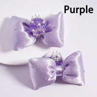 Accessoires de luxe en satin avec nœud, perles et strass pour la fabrication de bijoux, chaînes de téléphone DIY, pendentifs de sac - Vente en gros