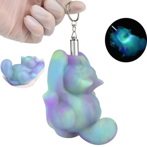YOCY Cute Animal Shaped Sex Grinder With Luminous Rod Pendant Grinder Clit Pussy Nipple Anal Stimulate <b>Masturbation</b> Sex Toys - Product Image 1