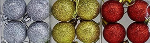Palle splendenti natale/albero di Natale ornamenti arazzi buon natale festa e decorazioni natalizie di qualità decorazioni natalizie - Product Image 6