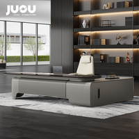 Fournisseur chinois de bureaux de direction en forme de L, design luxueux, bureau de travail pour dirigeant, bureau moderne