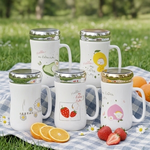 <span class=keywords><strong>Tazza</strong></span> in Ceramica <span class=keywords><strong>con</strong></span> Coperchio a Vite, Motivo Orsetto Carino, Confezione Regalo, Bicchiere per Eventi, Compleanni, Lauree, Feste di Inaugurazione Casa, Raduni - Product Image 5