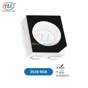 High Brightness SMD <strong>LED</strong> 3528 Tri-<strong>color</strong> RGB 0.2W for Monochrome Display Traffic Lights Outdoor <strong>Lamps</strong> - Product Image 3