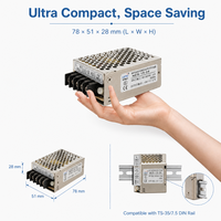 Alimentation à découpage série NES-15 15W 5V 12V 15V 24V 48V AC/DC à sortie unique régulée Mini SMPS pour applications industrielles, LED et CCTV