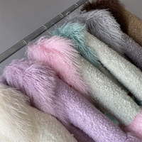Veste élégante en fourrure de mouton naturelle, style court, col en fourrure d'agneau de luxe, manteau d'hiver épais en laine sur mesure pour femme