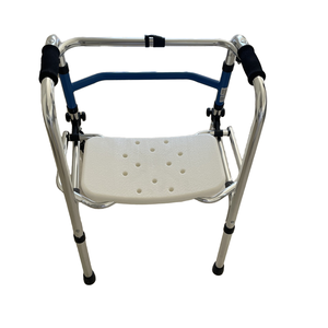 Có thể điều chỉnh nhôm ông già khung đi bộ người lớn bị vô hiệu hóa sử dụng có thể gập lại đi bộ zimmer khung - Product Image 3