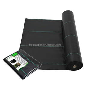 Rollo de <span class=keywords><strong>Malla</strong></span> Antihierbas de Polipropileno (PP) y Polietileno (PE) Resistente a los Rayos UV, Verde/Negro, para Agricultura y Paisajismo, Cubierta de Suelo - Product Image 1