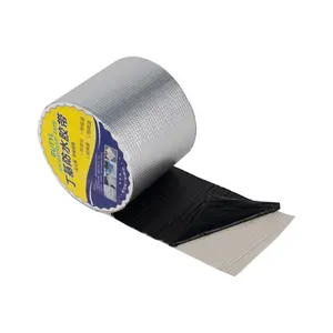 Customizable Size 5cm*5m Membrane Sealing Butyl Tape Roof Adhesive Tape Waterproof Membrane Seal Butyl Rubber Tape For Roof