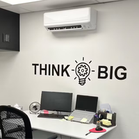 Vinilo Decorativo Removible con Frases Motivadoras, Citas Inspiradoras para la Oficina, Calcomanías de Vinilo de PVC para Decoración del Hogar