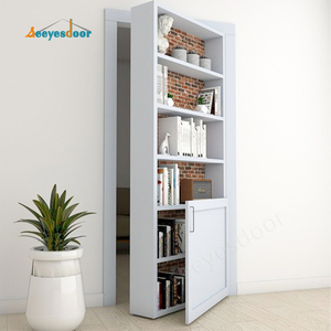 <span class=keywords><strong>Puerta</strong></span> Oculta Sin Marco Seeyesdoor, <span class=keywords><strong>Puerta</strong></span> de Librería <span class=keywords><strong>Secreta</strong></span> con Chapa de Madera, <span class=keywords><strong>Puerta</strong></span> Invisible Empotrada en Madera para Habitaciones Ocultas - Product Image 6