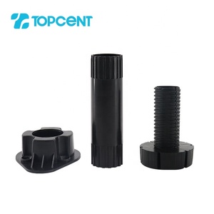 TOPCENT <strong>Furniture</strong> Fittings Plastic Adjustable <strong>Leveling</strong> <strong>Furniture</strong> Legs <strong>Feet</strong> for <strong>Furniture</strong> - Product Image 5