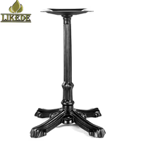 Pied de table en fonte antique européen, robuste, en métal, pour restaurant, café, mobilier