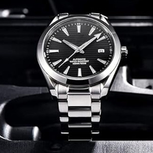 Reloj Automático de 40MM con Logotipo Personalizado, Movimiento Japonés NH35, Cristal de Zafiro, Brazalete de Acero Inoxidable, Resistente al Agua 100 Metros, Reloj Deportivo - Product Image 3
