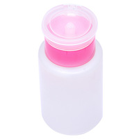 Top qualité 150ML rose vide pompe liquide alcool presse vernis à ongles dissolvant nettoyant bouteille distributeur maquillage conteneur rechargeable