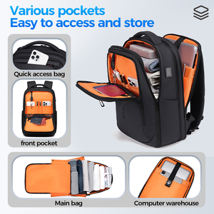Sac à dos décontracté pour homme, élégant et léger, 16 pouces, grande capacité, en tissu Oxford, extensible, imperméable, idéal pour l'école et les voyages - Product Image 2
