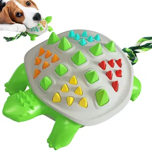 热销乌龟TPR狗牙刷牙齿耐用牙刷狗玩具宠物咀嚼玩具狗宠物配件