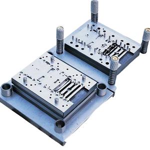 Molde de Estampación Progresiva y Troquelado de Chapa Metálica Personalizado, Herramienta de Moldeo para Prensa Mecánica, para Piezas de Conectores Metálicos - Product Image 2