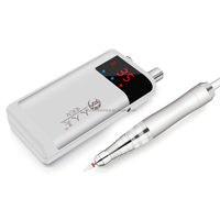PRO 35000 tr/min rechargeable électrique pédicure manucure lime à ongles perceuse stylo de polissage sans noyau moteur sans fil perceuse à ongles