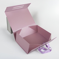 Boîte rigide imprimée de logo personnalisé Boîte magnétique en carton solide Emballage pliable en papier de luxe