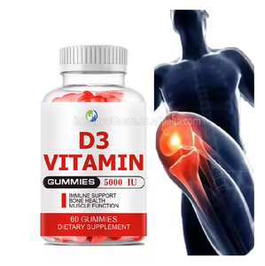 OEM Vitamins VD3 Gummies 1000 IU Suplemento 500mg Calcio Mk7 Vitamina D3 K2 Gummy Candy - Product Image 4