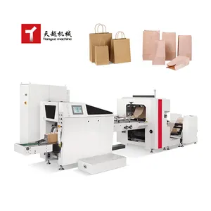 Tianyue 400 Pcs/min Voll automatische Kraft papiertüte Maschine Bäckerei Lebensmittel Kraft Biologisch abbaubare Papiertüten herstellungs maschine in China