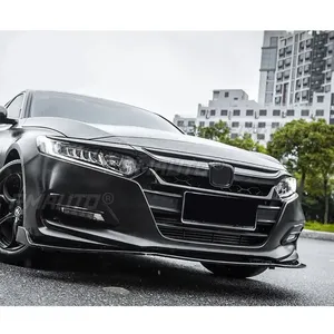 Lèvre de pare-chocs avant pour Honda Accord berline 4 portes 2018-2020 tous modèles, avec grilles d'aération sportives pour pare-chocs avant - Product Image 6