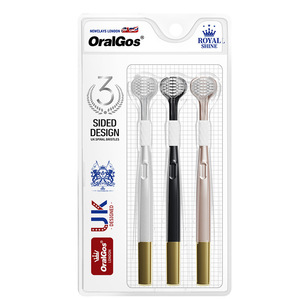 Premium Soft Bristle Three Head Toothbrush Adult Manual Cleaning <b>Gum</b> Care High Quality Customized Wholesale - Product Image 2