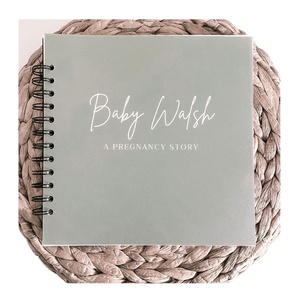 LABON <strong>Pregnancy</strong> Journal Modern Square Personalized <strong>Planner</strong> <strong>for</strong> Tracking Baby Gift <strong>for</strong> First Time Moms - Product Image 1