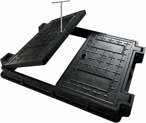 HX防水EN124認証BMC複合材角型マンホールカバー - Product Image 3