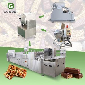 Stainless Steel Nougat Caramel Candy Protein Grain Product Portion Make Production Line Bar Processing Machine - Product Image 1