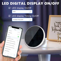 SMARSECUR Tuya WiFi IEEE 802.11 B/g/n Thermostat intelligent d'intérieur avec affichage LED rétroéclairé, compatible Google Home et Alexa