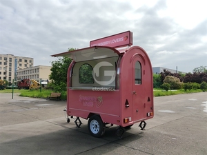 Etodevice Remolque de catering para kebab y café, carrito móvil de apoyo, pequeña caravana de comida de pollo, remolque de panadería - Product Image 2
