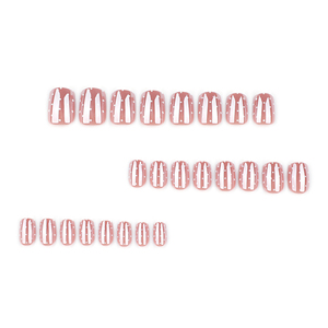 Nuevas <span class=keywords><strong>Uñas</strong></span> Postizas Minimalistas <span class=keywords><strong>Blancas</strong></span> con Puntos, <span class=keywords><strong>Uñas</strong></span> Postizas al por Mayor, <span class=keywords><strong>Uñas</strong></span> Artificiales Cortas <span class=keywords><strong>Cuadradas</strong></span> en Forma <span class=keywords><strong>de</strong></span> Almendra - Product Image 3