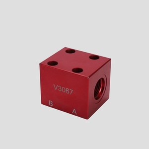 HUADEYEYA Placa base roscada de aislamiento a explosiones, bloque de circuito de aceite integrado V-3067 para elevación - Product Image 4