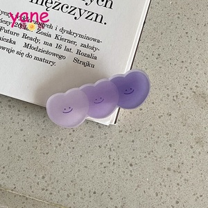 Jepit rambut jeli matte lucu, jepit rambut beruang kelinci warna gradien - Product Image 3