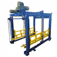 Dispositif d'empilage automatique de palettes Zhongke pour la production de blocs - Partie arrière de la chaîne de production